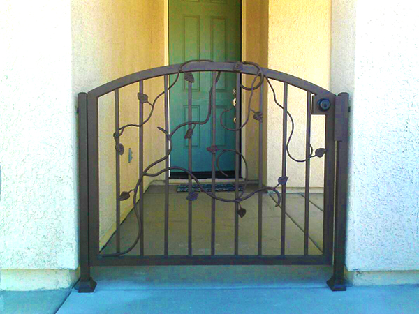 Wrought Iron Courtyard Gate Elk Grove